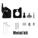 Dual gear full metal extruder, black