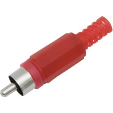 RCA plug (Cinch) red - 100pcs