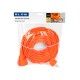 PR-160 extension cord 1 socket with grounding 50m 3x1.5mm - orange