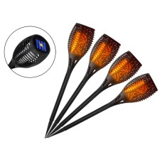 Solar lamp LED flashlight - 4pcs
