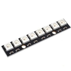 8 LED diodų matrica  WS2812 5050 RGB 8 Bits 5V