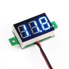 Mini Voltage Meter 3-30V blue