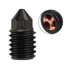 Hardened steel nozzle CHT-Clone 0.8 mm for Bambu Lab X1 P1 printers