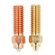 Set of 0.4mm M6 nozzles for the Creality K1 3D printer - 1.75mm filament - hardened steel and brass