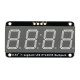 0.56'' 4-digit display - 7-segment Backpack - I2C - yellow - STEMMA QT / Qwiic - Adafruit 5602