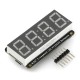 0.56'' 4-digit display - 7-segment Backpack - I2C - yellow - STEMMA QT / Qwiic - Adafruit 5602