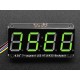 0.56'' 4-digit display - 7-segment Backpack - I2C - green - STEMMA QT / Qwiic - Adafruit 5603