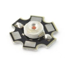 1W IR Power LED Star - infrared 940 nm with heatsink