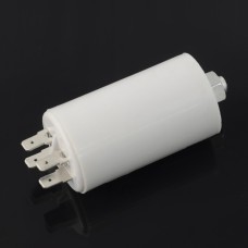 1uF / 450V 26x55mm motor capacitor with connectors