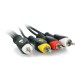 3.5mm 4 field Jack 3x RCA 1.5m