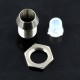 3mm LED holder - metal concave - 10pcs 