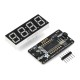 Adafruit 0.56" 4-Digit 7-Segment Display with I2C Backpack - Red - STEMMA QT/qwiic