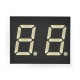 7-segment display x2 - 10mm red - cathode 