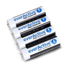 EverActive Pro AA šarminė baterija R6 LR6 3000mAh - 4vnt