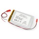 Akyga 2400mAh 1S 3.7V Li-Pol battery - 100x67x3mm 