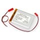 Akyga Li-Pol elementas 3500mAh 1S 3.7V - JST-BEC jungtis + lizdas - 68x55x6mm