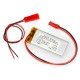 Akyga Li-Pol akumuliatorius 450mAh 1S 3.7V - JST-BEC jungtis + lizdas - 48x22x5mm 