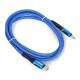 Laidas Akyga C tipo USB - C tipo USB - mėlynas - 1m - AK-USB-37