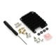 Aluminum Heatsink for Raspberry Pi Compute Module 4 with thermal conductive tape, black