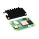 Aluminum Heatsink for Raspberry Pi Compute Module 4 with thermal conductive tape, black