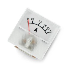 Analog ammeter panel 91C16 mini 1A 