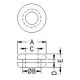 Rubber gland round 5mm - 10 pcs