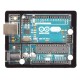 Case for Arduino Uno - black and transparent slim 