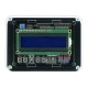 Case for Arduino Uno with LCD Keypad Shield v1.1 - black and transparent 