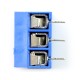 ARK connector 5mm 3 pin (+) - 5 pcs