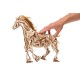 Horse-mechanoid - mechanical model for assembly - veneer - 410 elements - Ugearsmodels 70054 