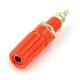 AL2418 banana socket - red - 4mm - 5 pcs