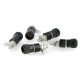 AL2437 banana socket - black - 4mm - 5 pcs