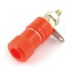 AL2437 banana socket - red - 4mm - 5 pcs