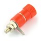 AL2437 banana socket - red - 4mm - 5 pcs