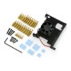 Case - heat sink + fan - Alloy Heatsink for Raspberry Pi 4B - aluminum - black