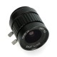 Wide-angle CS-Mount lens 6mm, manual focus, for Raspberry Pi HQ camera, ArduCam LN037