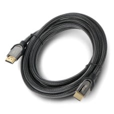 CU 48Gb/s ekranuotas HDMI laidas - 3m - juodas - Akyga AK-HD-30S