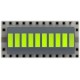 10-segment LED Bar Display DC-10GWA - green