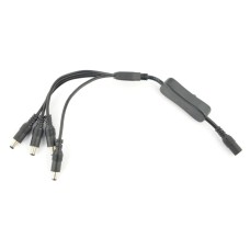 Adapter DC 5.5/2.1mm with switch - 4 plugs