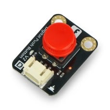 DFRobot Gravity skaitmeninis mygtukas Tact Switch, raudonas