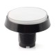 Big Push Button 6cm - white - slanted 