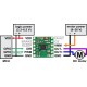 DRV8801, single-channel motor controller 36V/1A, Pololu 2136