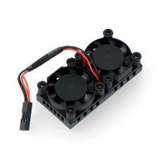 Two fans 5V with 50x25mm heat sink