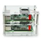 Case for two Raspberry Pi 4B / 3B + / 3B / 2B - with two fans - open V2 transparent 