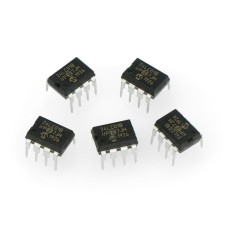 Memory EEPROM 1kb I2C 24LC01B-I/P - 5 pcs