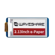 2.13'' E-Paper E-Ink display 212x104px, SPI, 3 colors, for Raspberry Pi Pico, Waveshare 19588