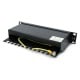 Shielded 12-port patch panel - for 10'' server racks - 1U cat.6 FTP - black - Lanberg PPF6-9012-B