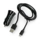 Extreme 2xUSB charger / car adapter NCC312U + CM 5 V / 3.1 A with microUSB 