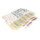 Set of electronic components - 1370 elements 