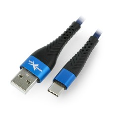 EXtreme Spider USB A - USB C laidas - 1.5 m - mėlynas 